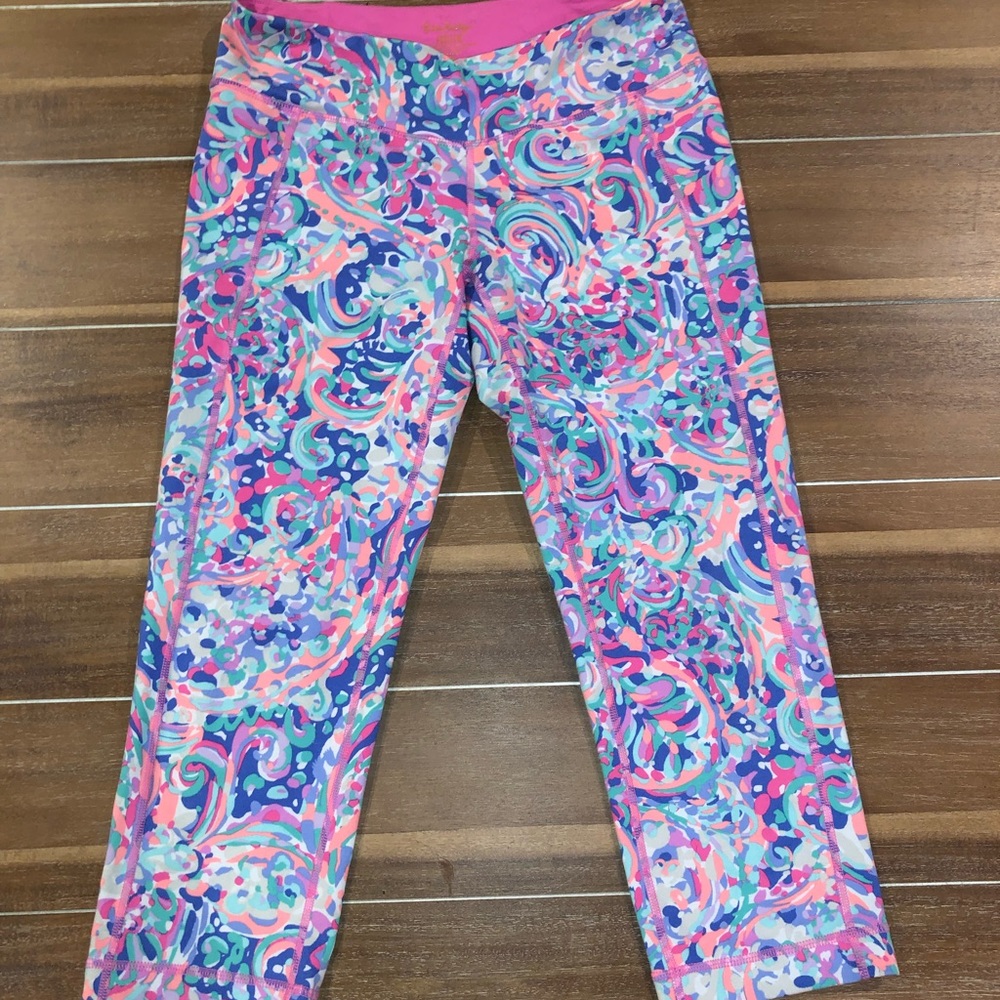 Lilly Pulitzer sz medium la playa leggings